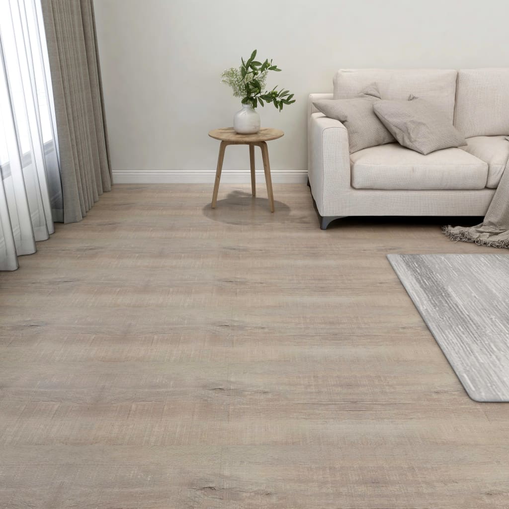Vidaxl lamas para suelo autoadhesivas 55 uds pvc gris taupe 5,11 m²