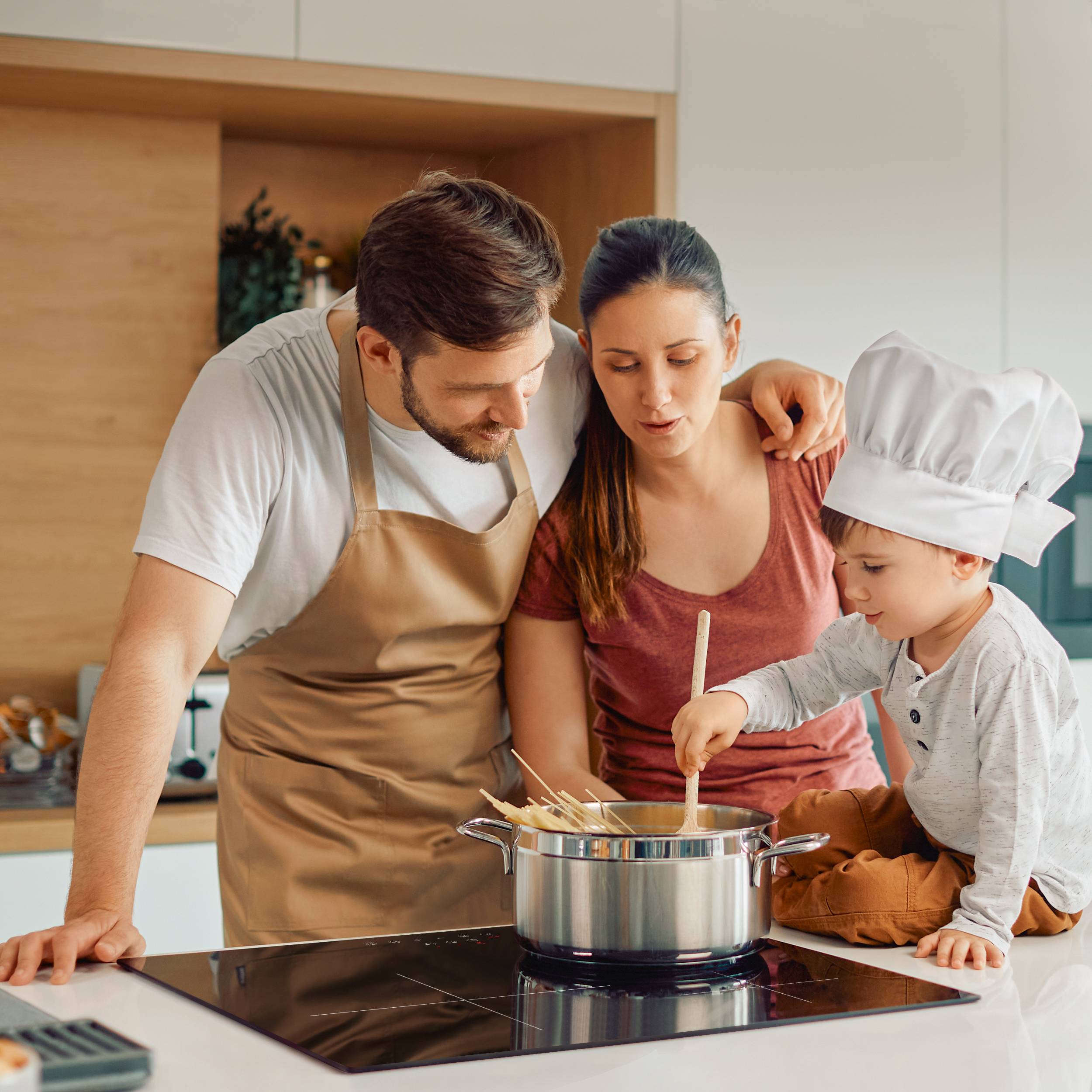 CIARRA Placa de Inducción 3 fuegos 6200W 59x52cm Temporizador 99 Min Auto-Stop CD3BIH - 2