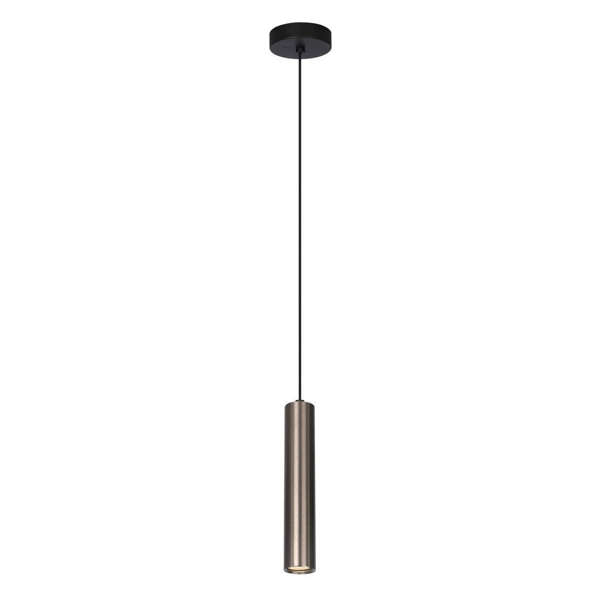Lampa wisząca Lopus brązowa 1xGU10x10W nowoczesna wym: 130 x 5,4 x 5,4 cm aluminium Italux