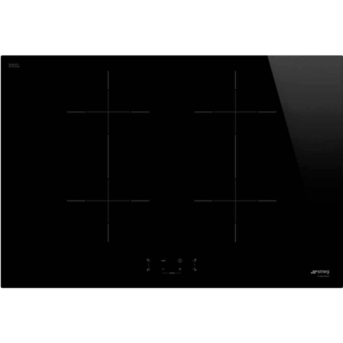 Smeg Placa De Cocción Universal Sib2741d Negra , Leroy Merlin