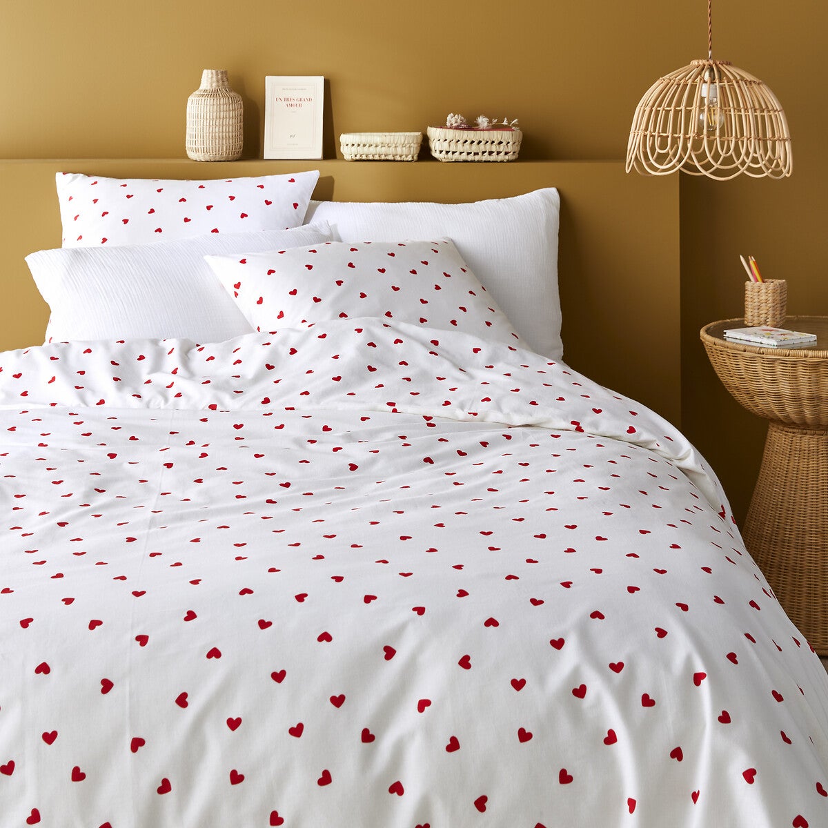 Housse De Couette Style Ethnique - Microfibre Douce - Fermeture éclair - 150x200 Cm - Lavable Machine
