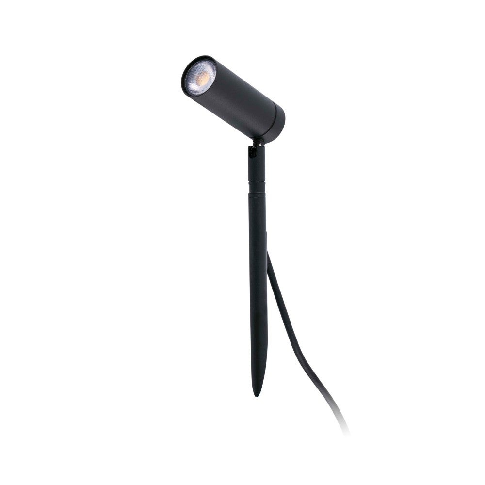 Faro Barcelona - Lampa ogrodowa Seth LED Outdoor Bollard Light 6W 2700K - IP44, regulowana, czarna - 28 cm