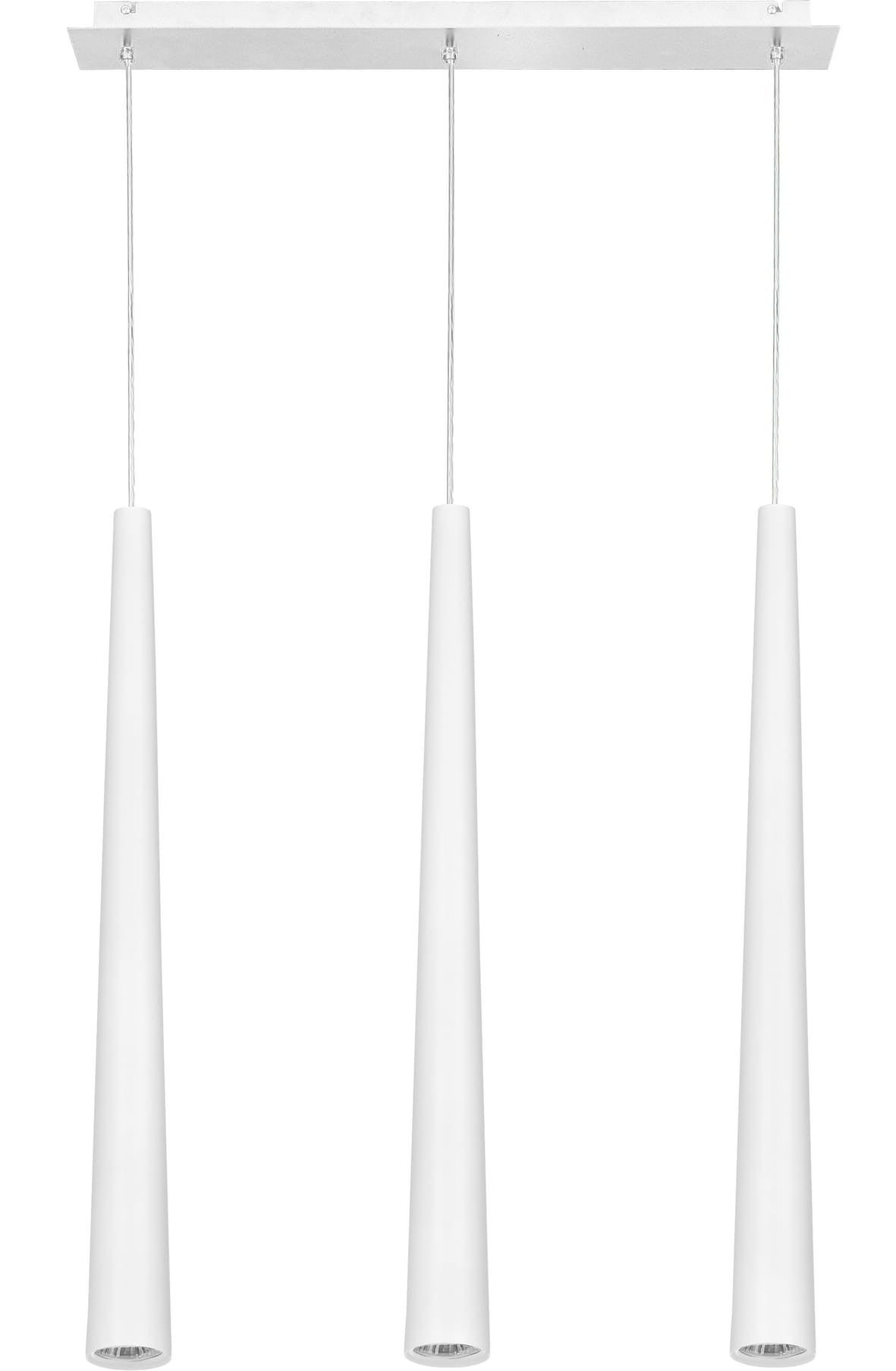 Lampa wisząca Quebeck biała 3xGU10x35W tuby wym: 145 x 64 x 9 cm metal Nowodvorski Lighting