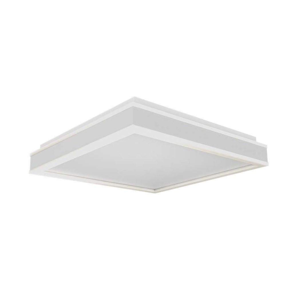Lampa sufitowa LED kwadratowa 38 W, ściemnialna, triak, biała, 4000 K