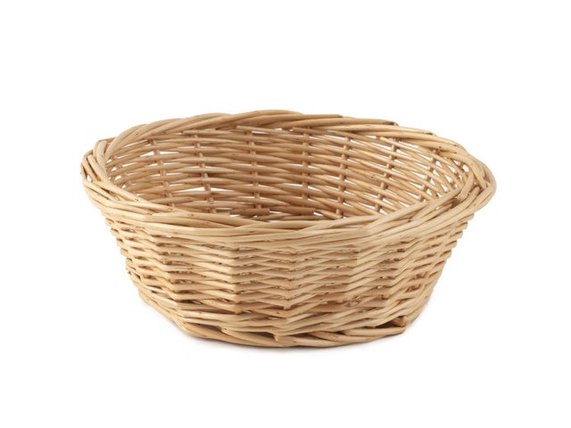 Panier rond en osier naturel Royal Norfolk 20 x 7 h cm