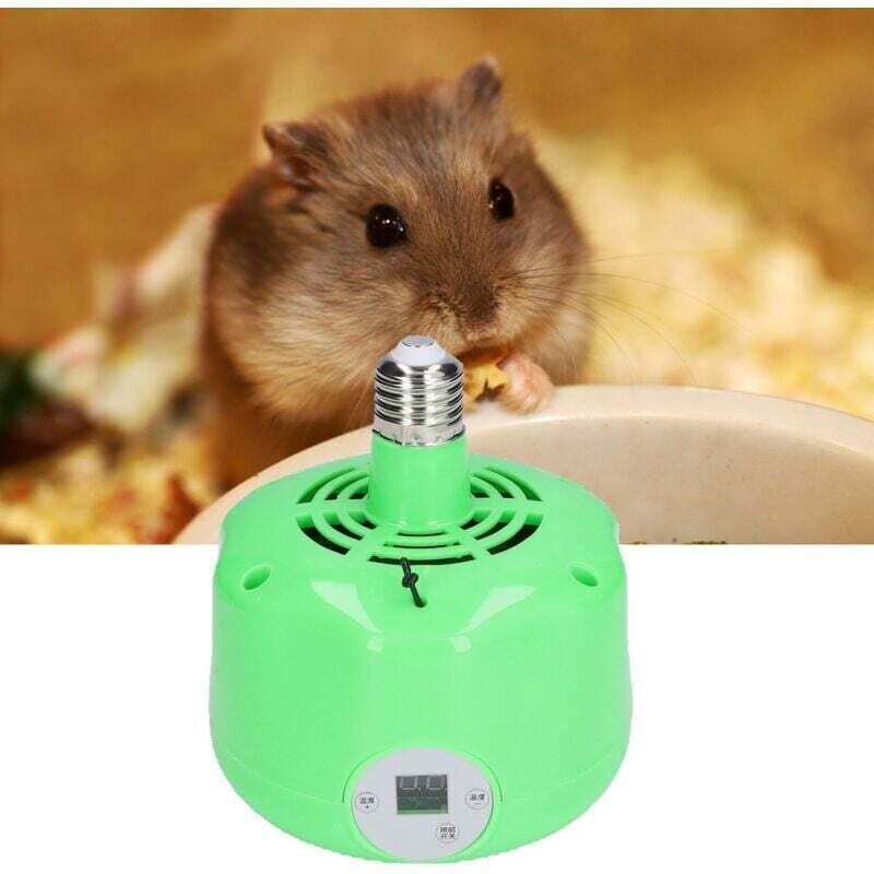 Lampă de încălzire Enowelir E27 cu termostat reglabil, lumină caldă pentru coteț de pui, păsări de curte, găini, porci, 220V