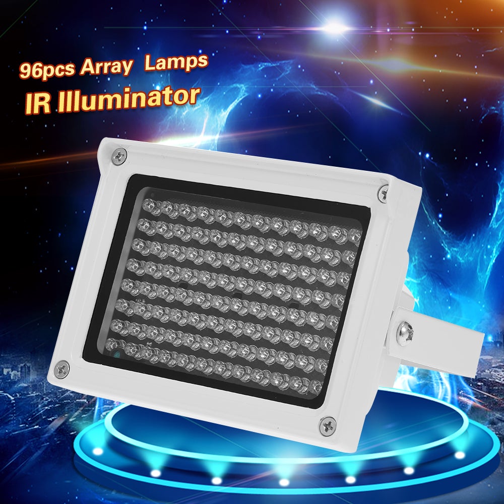 Illuminateur Infrarouge 96 Leds 850Nm Portee 60M IP65 pour Camera De ...