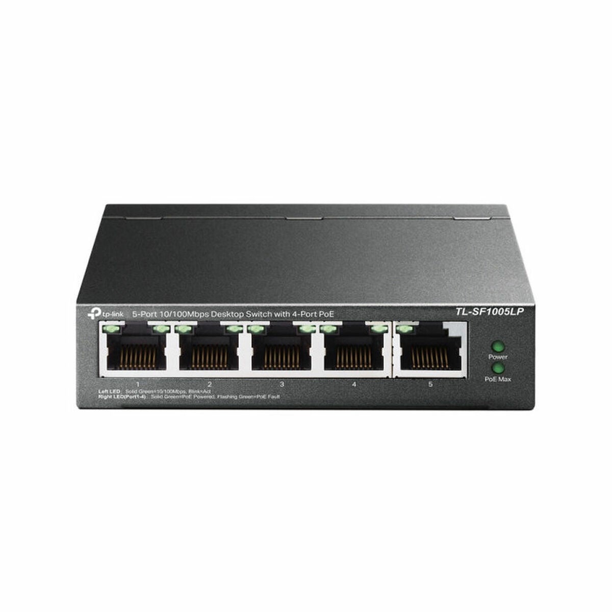 TP-Link TL-SF1005LP Switch de Escritorio de 5 Puertos RJ-45 10/100 Mbps con PoE para Vigilancia IP - Imagen 4