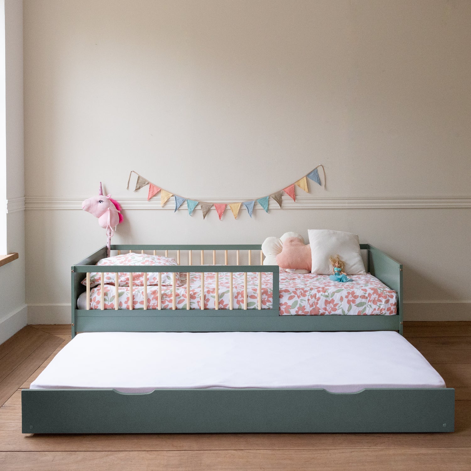 Cama nido infantil 190x90cm verde ADAM - 5