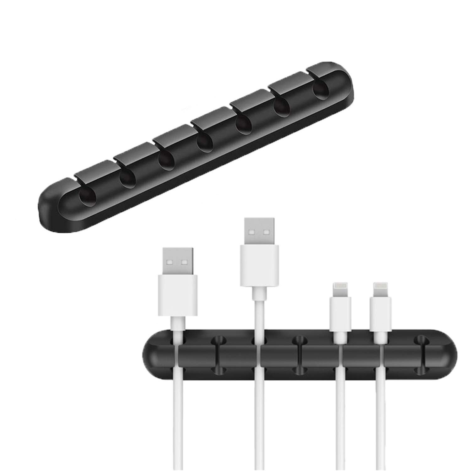 1 klips do kabla (7 otworów), organizer do kabli, haczyki samoprzylepne, uchwyt na kable zasilające i kable do ładowania akcesoriów, kabel.