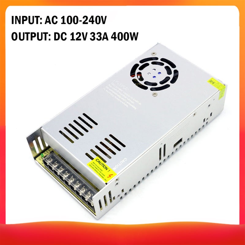 Alimentation LED Driver 12V 400W 33.33A Pour Bandes LED – Puissance Et Fiabilité