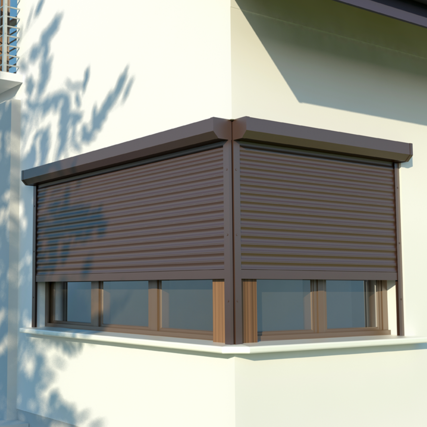 OWIJI Motore Tapparelle Elettriche 100 Kg Avvolgibile Silenzioso 50 Nm 270W Kit Montaggio Completo Casa Ufficio - 3