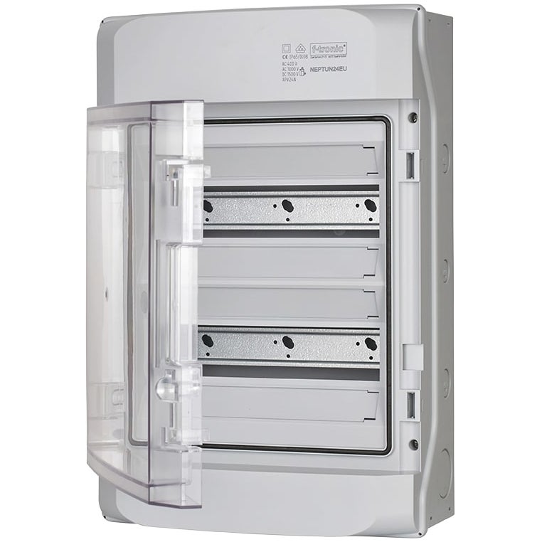 F-TRONIC NEPTUN Rozdzielnica Natynkowa 2x12 Hermetyczna IP65 Transparentna