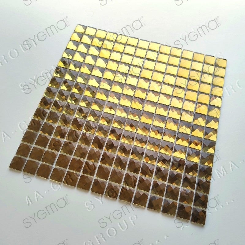 270 Carreaux Mosaïque Verre Irisé Vert - 4 Formes (carré, Diamant, Triangle, Rectangle) - Loisir Créatif DIY