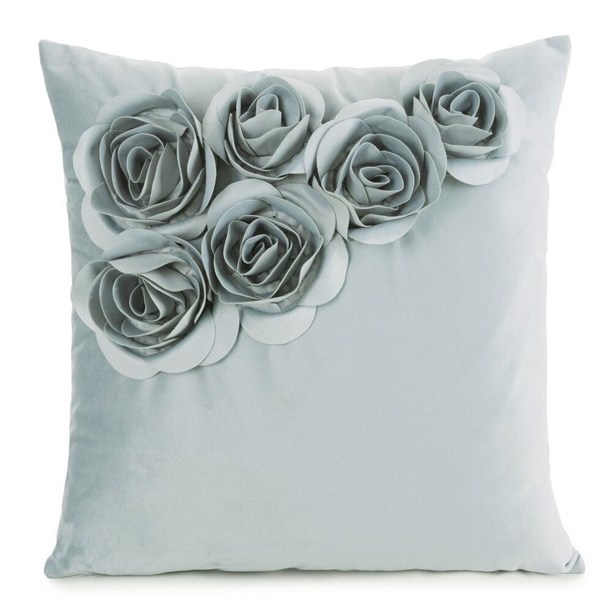 Poszewka dekoracyjna FLORES Eurofirany miętowa 45x45 cm 1 szt.
