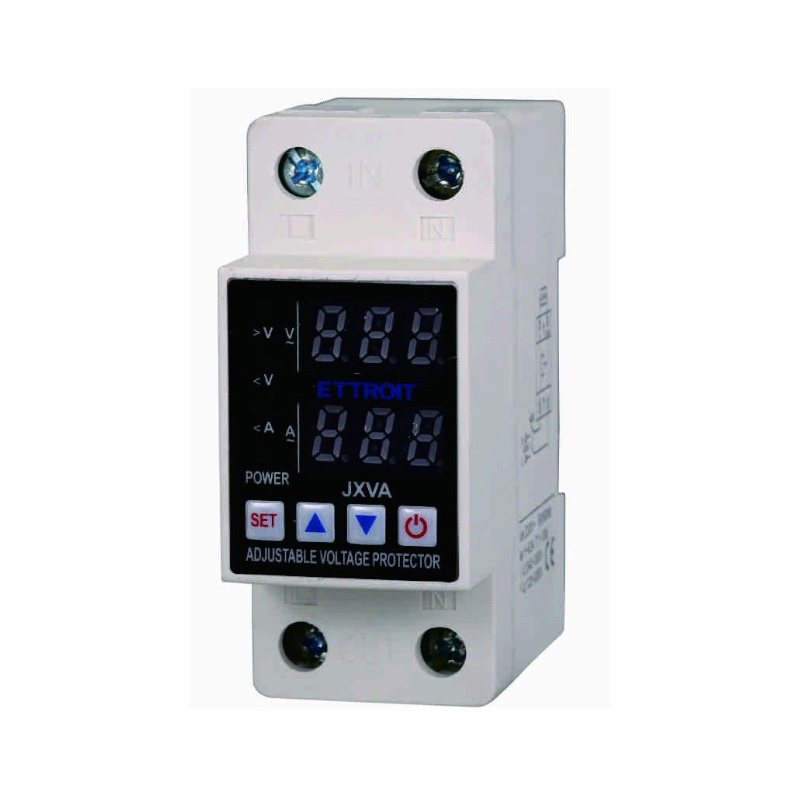 Stabilizzatore Di Tensione Relè 2P63A - Protezione Sovratensione/Sottotensione, 230V, Regolabile, Per Quadri Elettrici - Foto 7