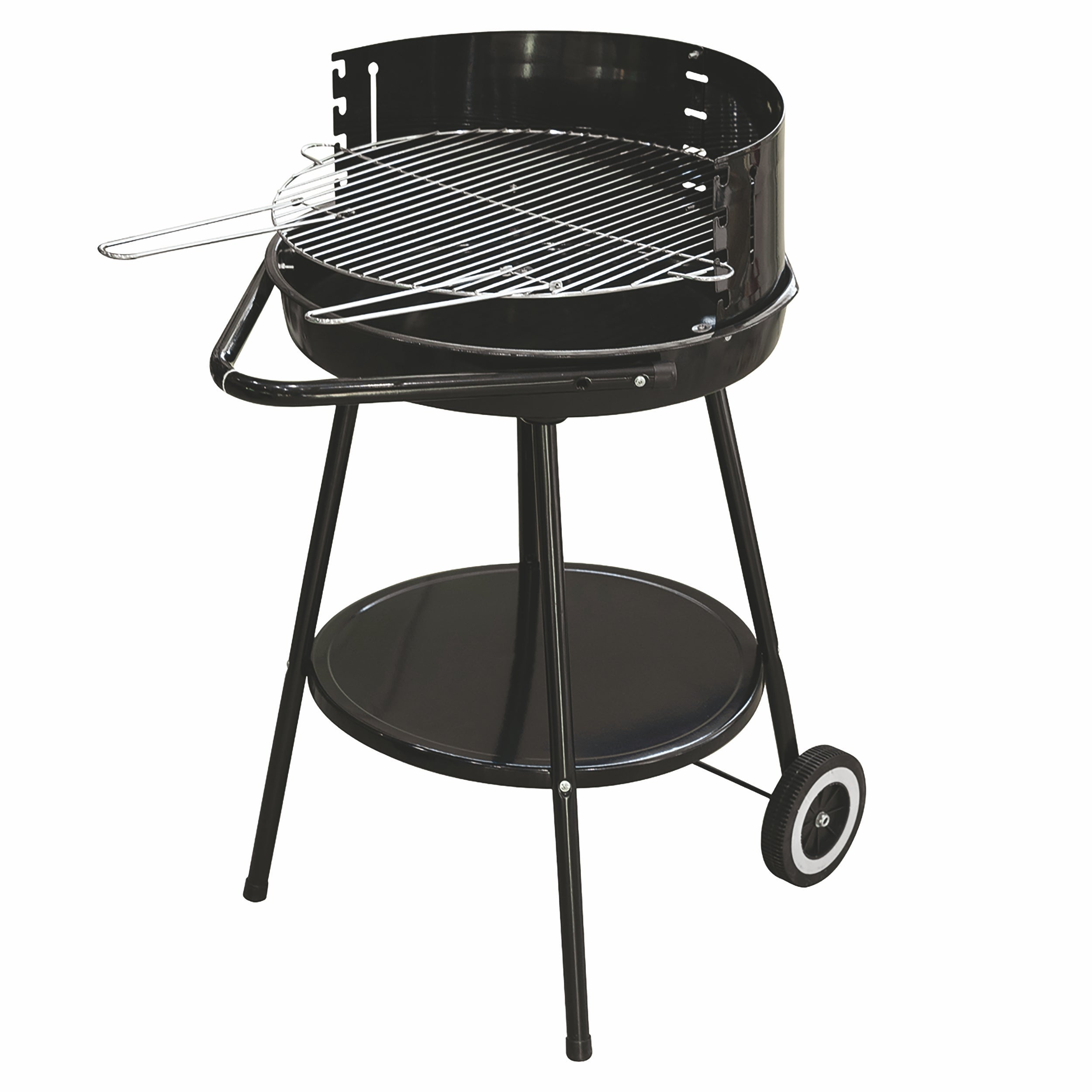 Barbecue Tondo A Carbonella Da 36 Cm, Portatile, Ideale Per Campeggio, Spiaggia E Giardino