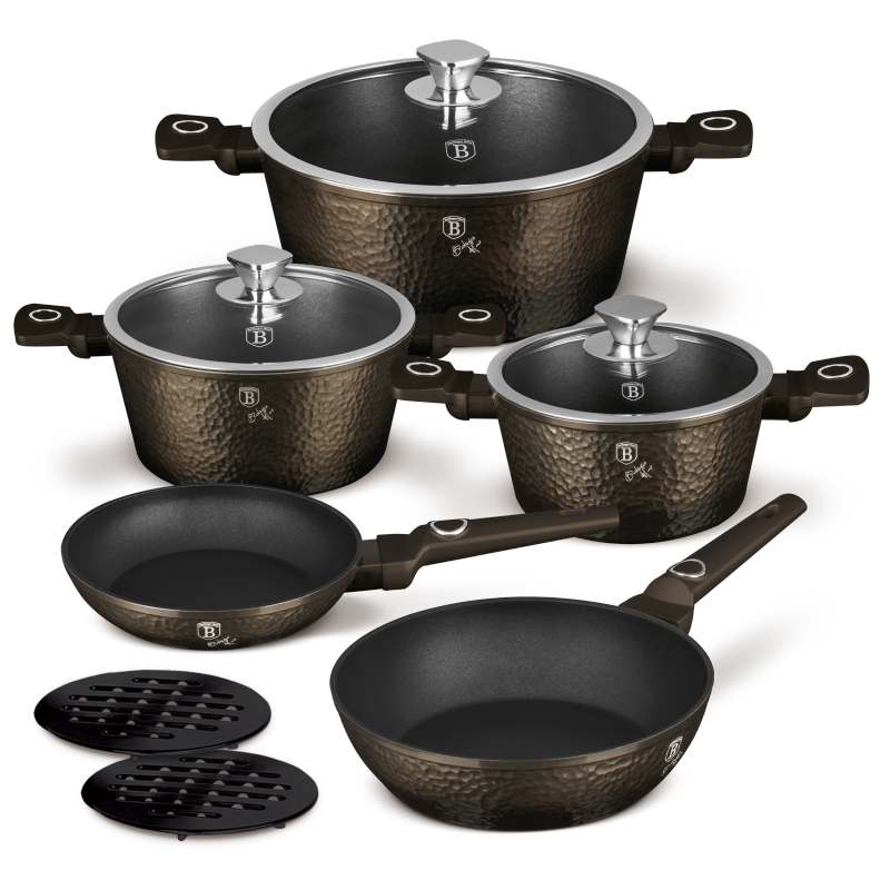 Vajilla con superficie de titanio 10 piezas colección primal gloss