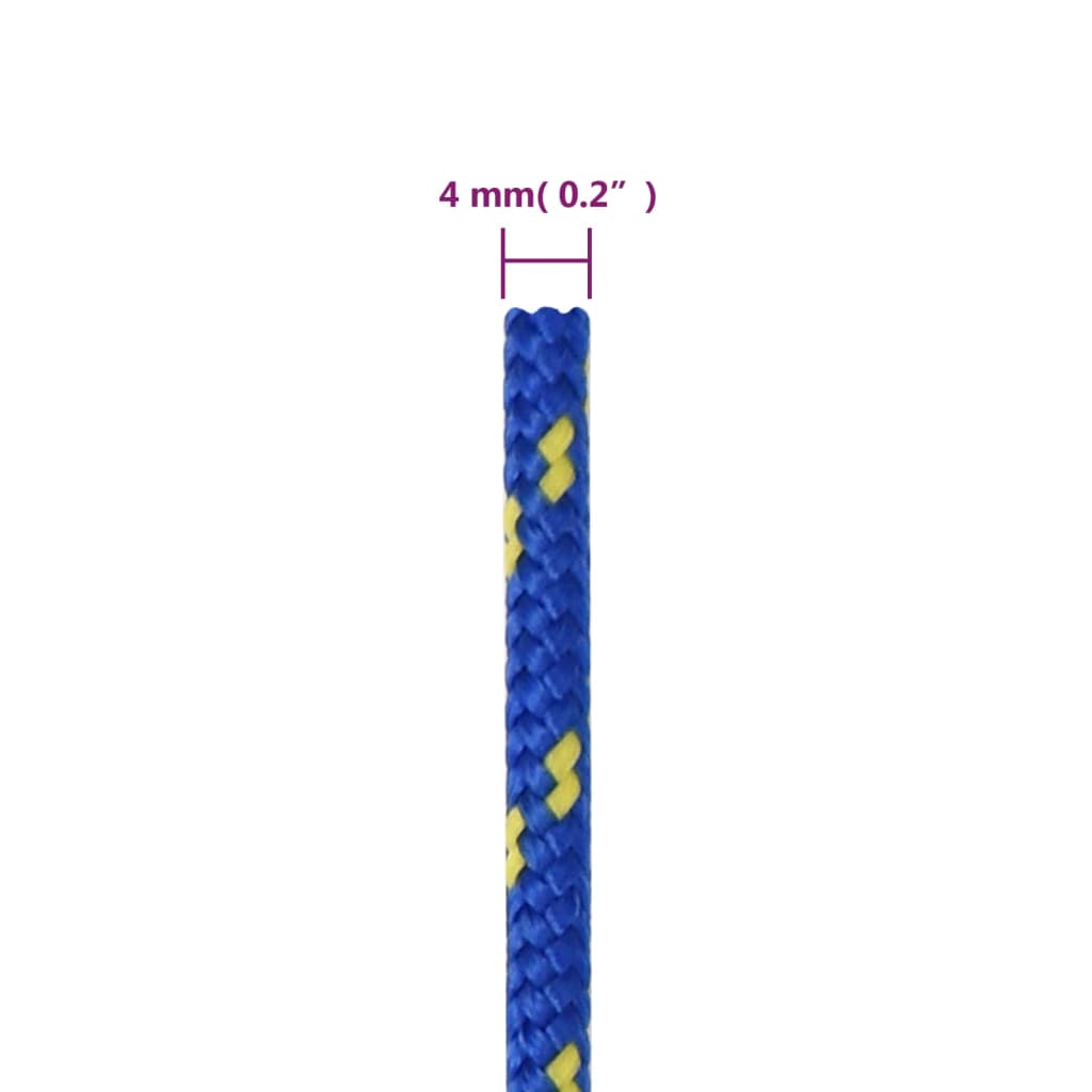 Corda | Cordão de 4 mm 50 m polipropileno azul CFW29317 - 6