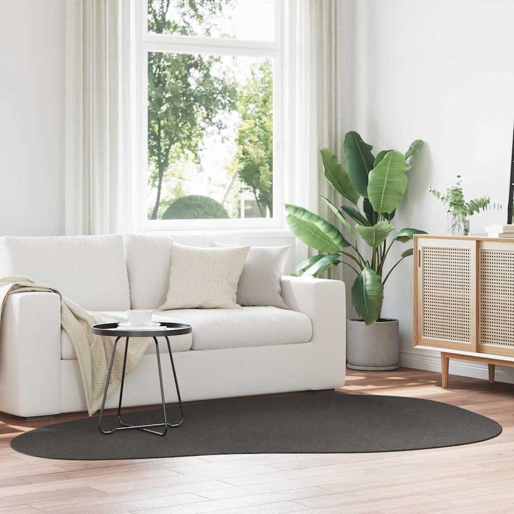 Dywany pokojowe HUARTE Antracyt 160 x 230 cm Poliester vidaXL