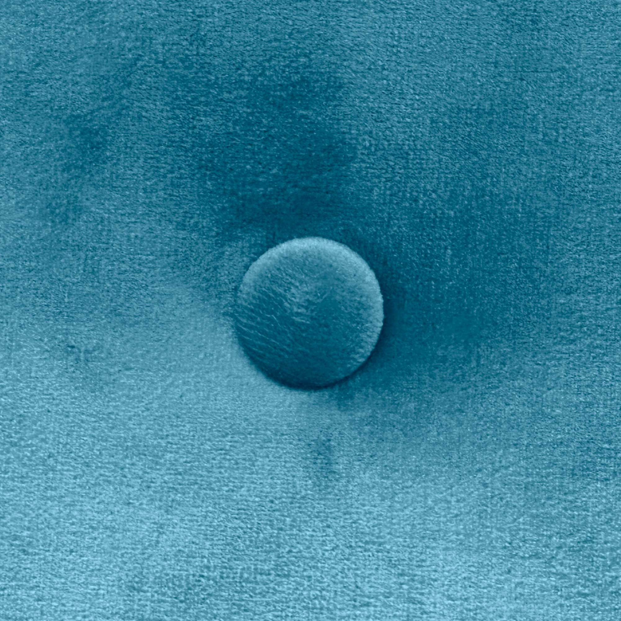 DHOME Testiera in velluto liscio con bottoni alta gamma moderna testiera imbottita per letto di lusso (Celeste, 95x50cm) - 3