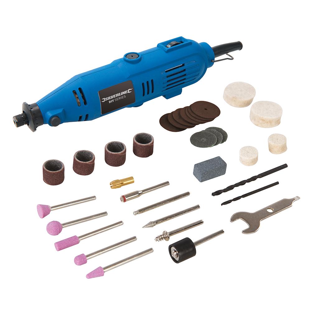 Silverline - Accessoires assortis pour perceuse, coffret 204 pcs