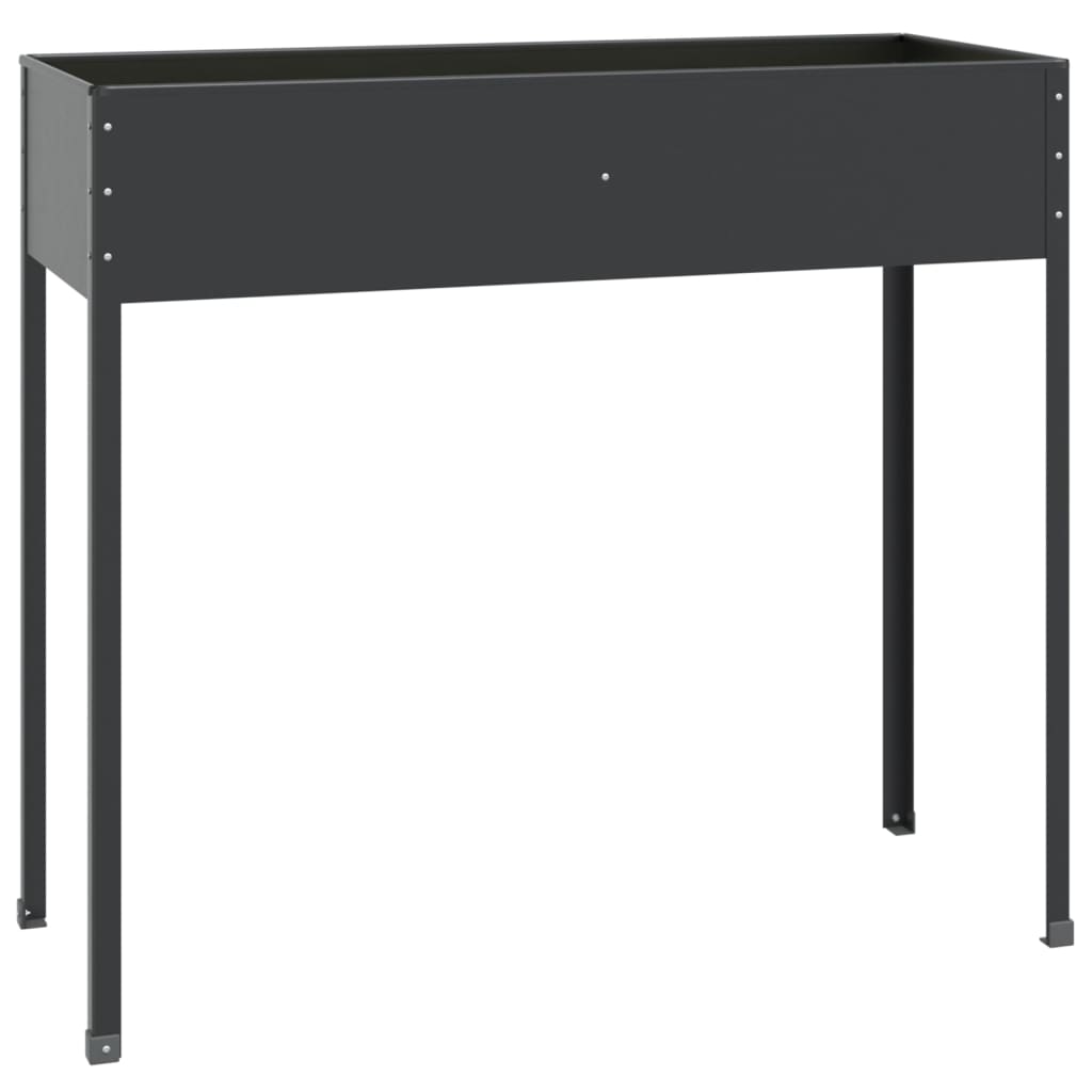 Maison Exclusive - Fioriere da Giardino 2 pz Antracite Acciaio Zincato - 5