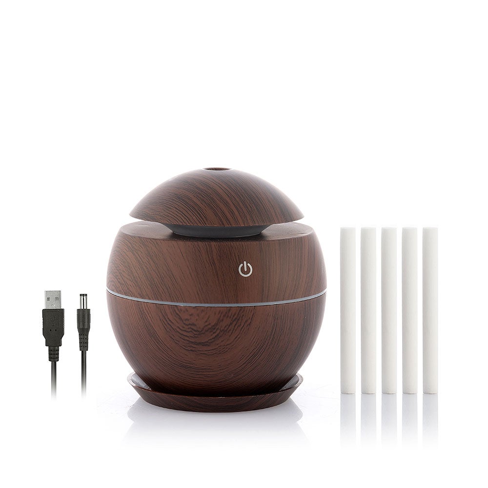Mini Humidificador Difusor de Aromas Dark Walnut InnovaGoods - 7