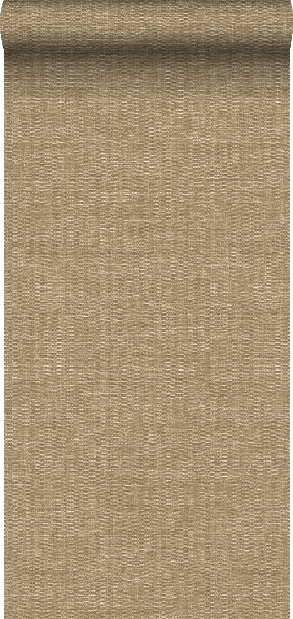 Papel pintado liso efecto lino cerval - 0.53 x 10.05 m - origin wallcoverings