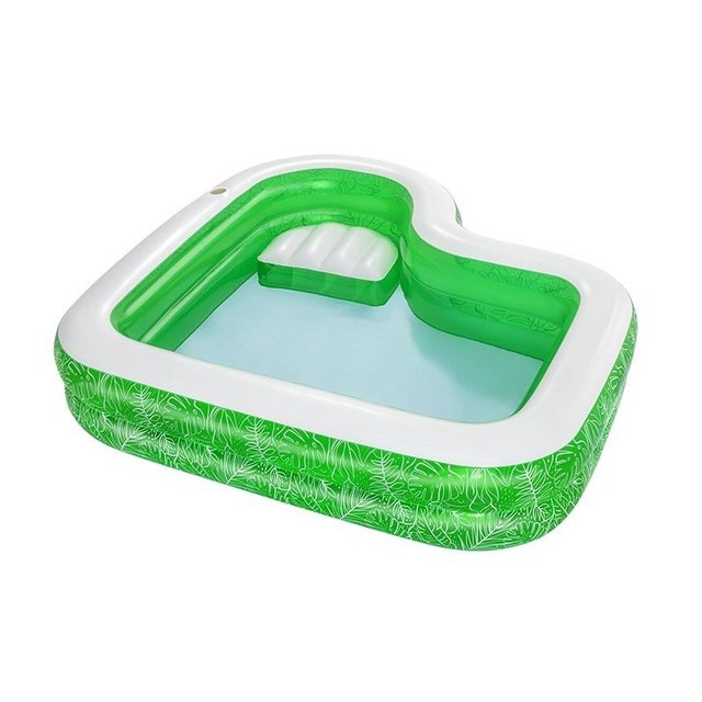 Piscine avec siège Tropical Paradise 231x231x51 cm BESTWAY