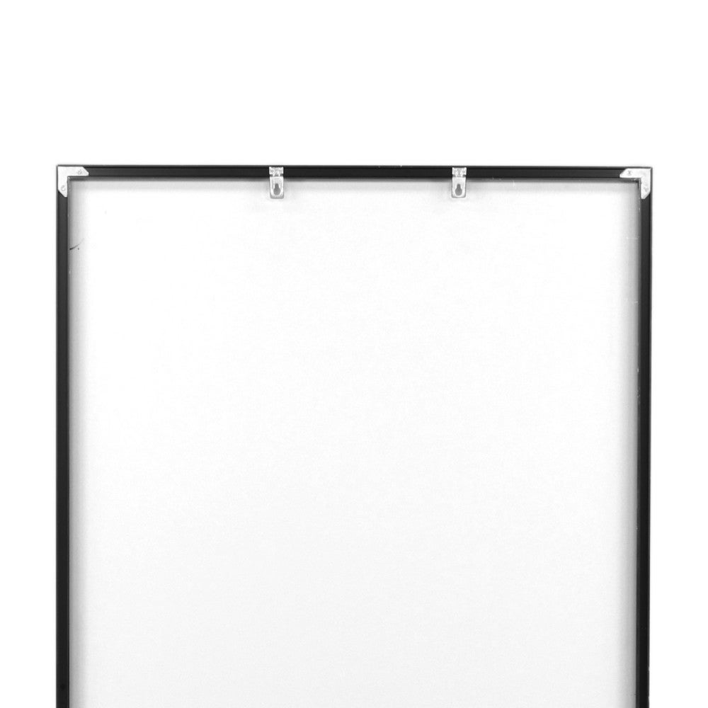 Dalton - Miroir rectangulaire en aluminium 193x67cm - Noir - 5