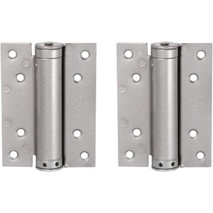 Charnière simple action à ressort, 180X40 mm, en acier inox 316, pour porte de 40 mm | Leroy Merlin Charnière simple action à ressort, 180X40 mm, en acier inox 316, pour porte de 40 mm | Leroy Merlin