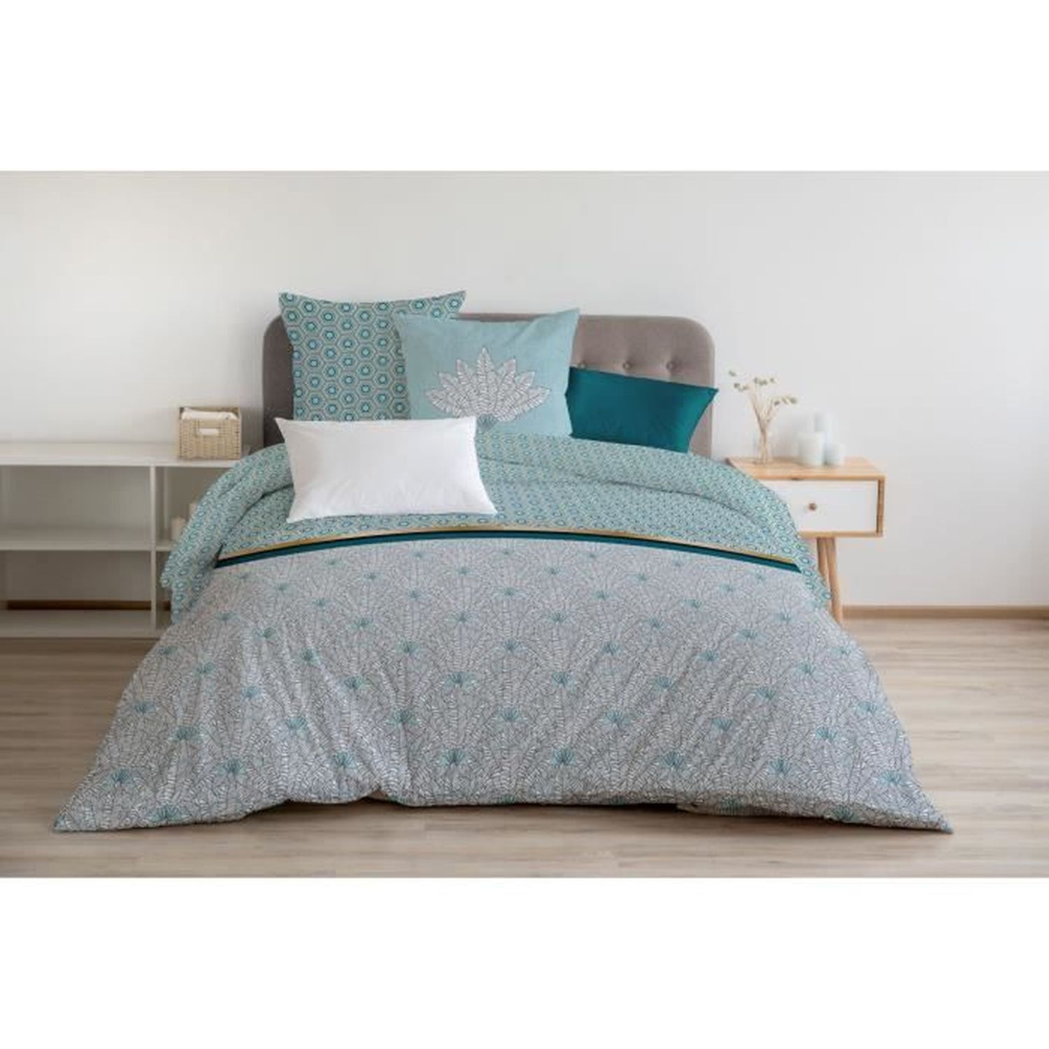 Yourgear Hamac XXL Cebu 220x160 Cm – 300 Kg Certifié TÜV, Coton Mélangé Respirant, Émeraude Ou Aqua – Hamac Double Avec Sac De Rangement