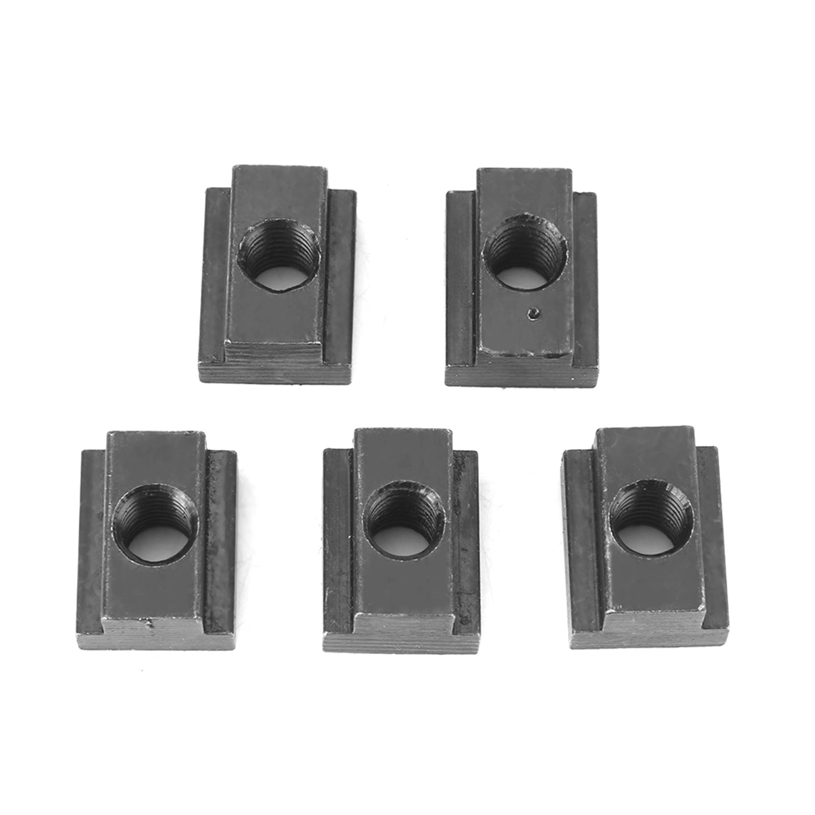 Pack De 5 Tuercas De Ranura En T De Hierro - Para Raíles De Plataforma De Camión, Furgoneta, Mesas