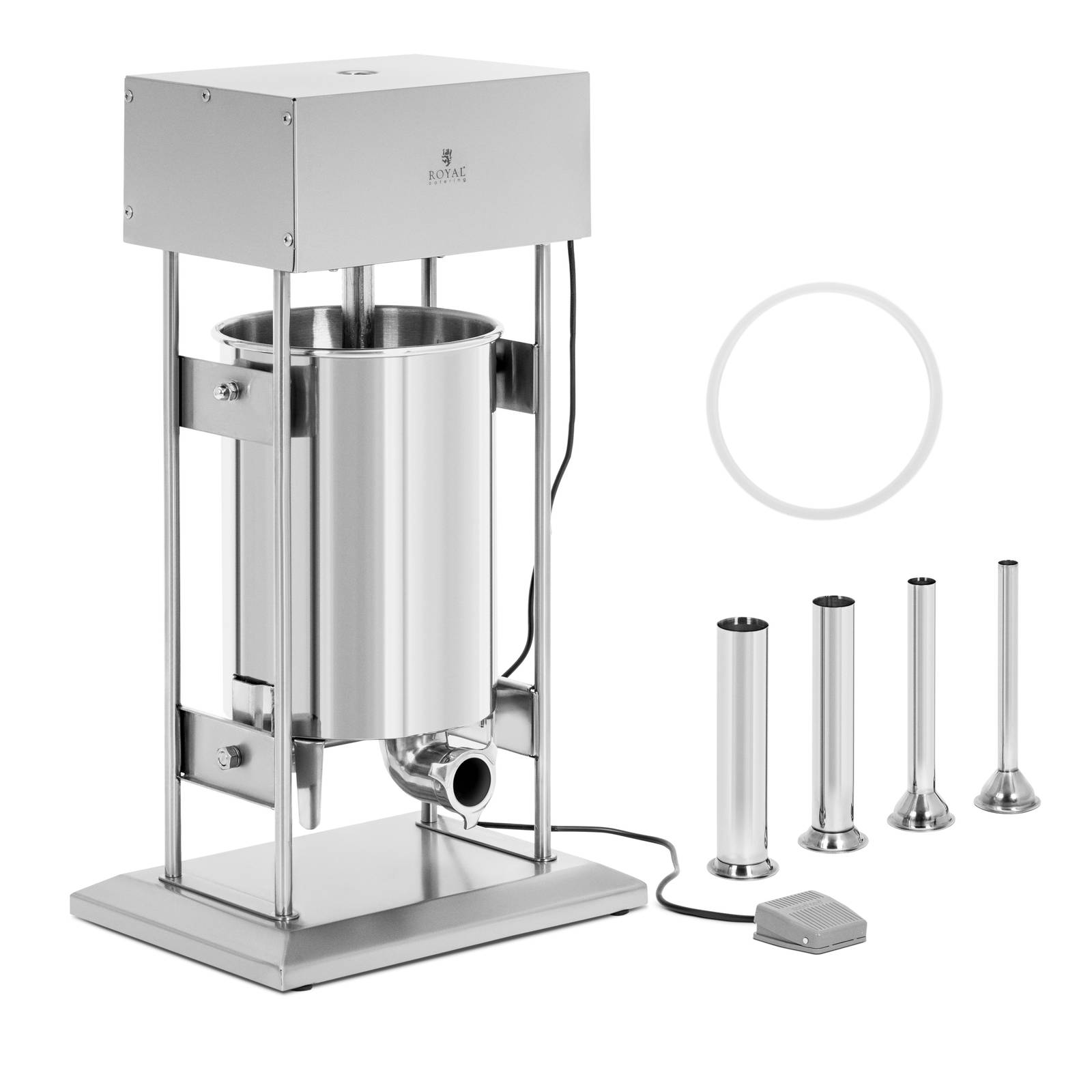 Poussoir à saucisses - 20 l - électrique - avec 4 tubes de remplissage ...