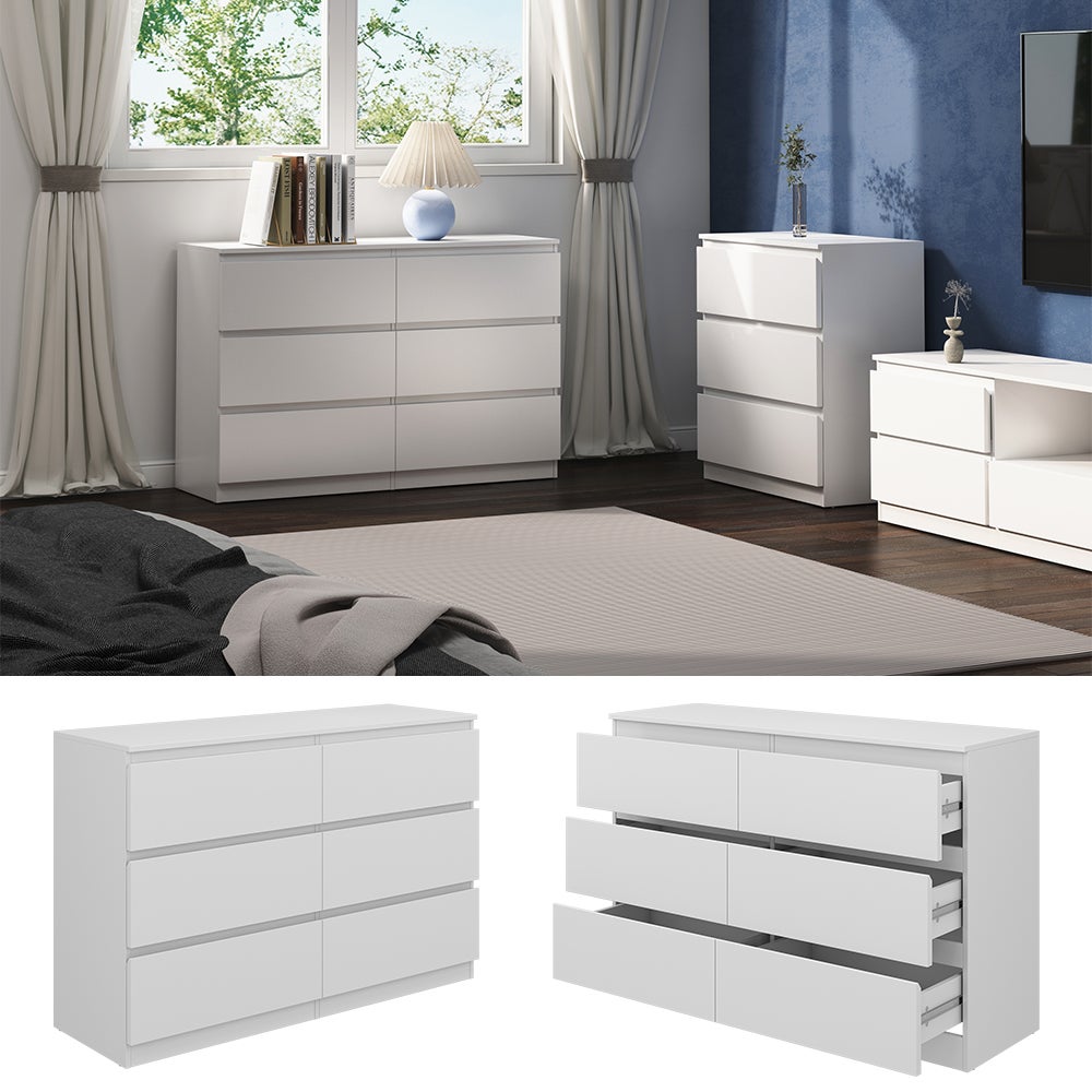 Vicco Komoda Calisto, Biały, 39 x 78.5 cm - 2