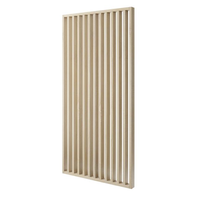 ŚCIANKA Z LAMELI - GOTOWY ZESTAW - DĄB SONOMA - LAMELE3D - 75 cm - Pod kątem 45°