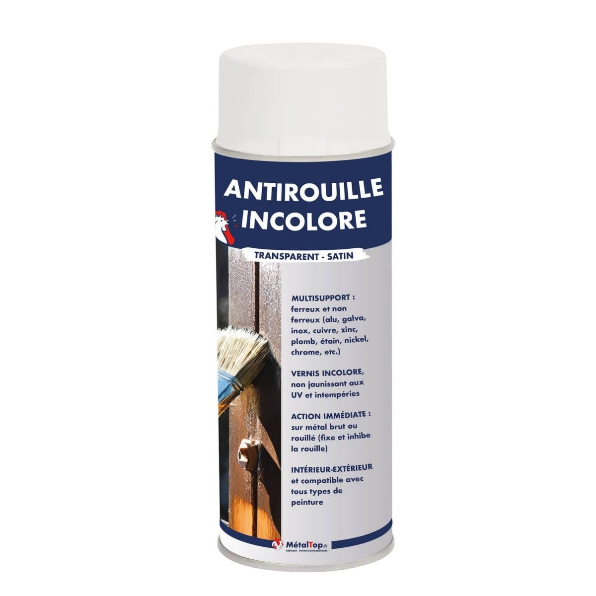 Antirouille Incolore - Metaltop - RAL Incolore - Pot 5L - 6