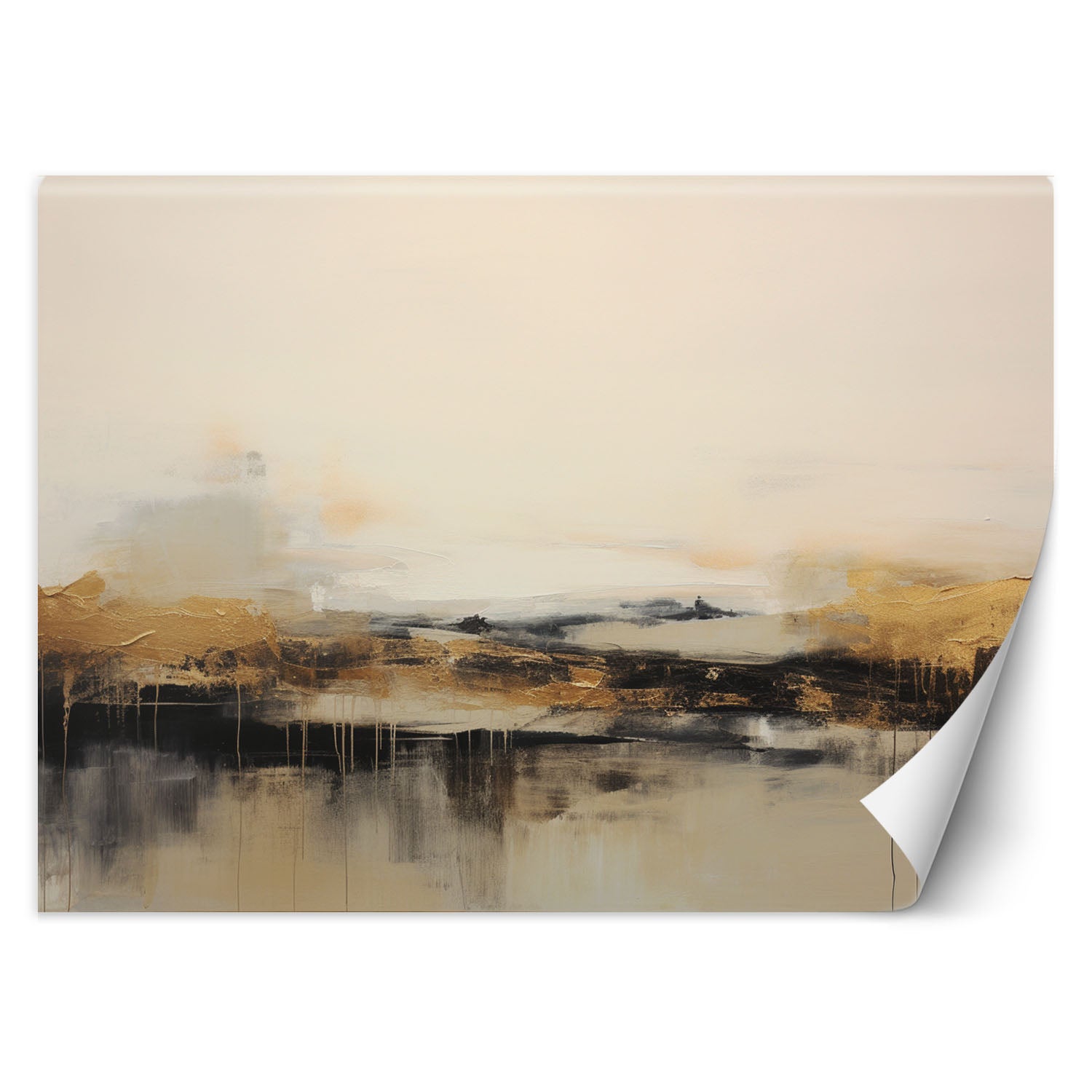 Fototapeta, Nowoczesna Abstrakcja Beżowy 200x140