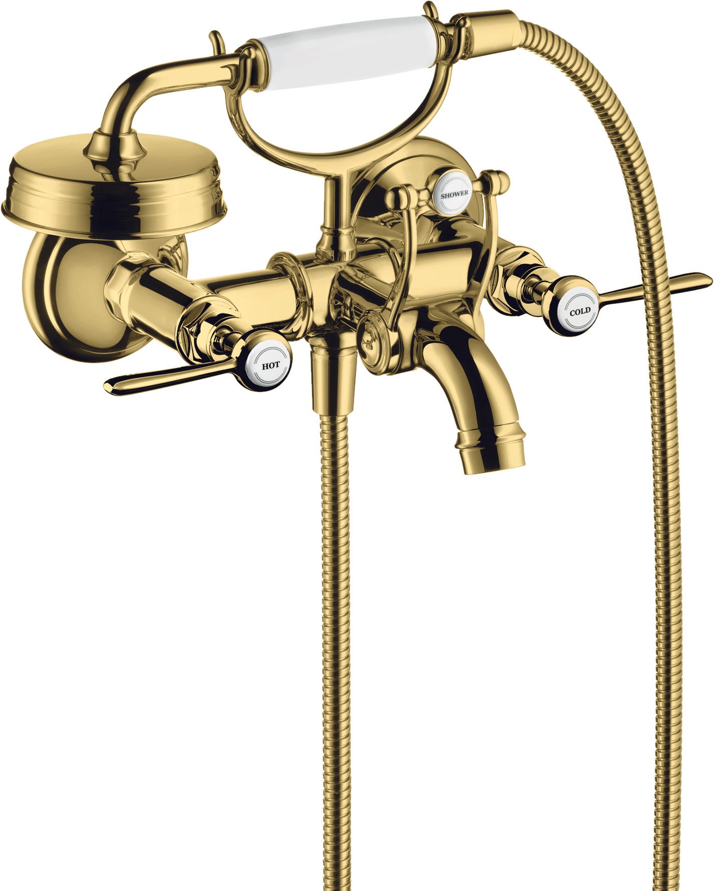 Hansgrohe AXOR Mélangeur Bidet Montreux 2 Poignées, Garniture De Vidage 16520820 Farbe Brushed Nickel 83840638