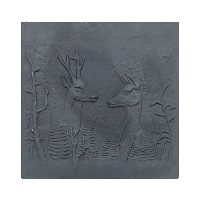 Płyta żeliwna do kominka CERBIATTI CM. 110 × 80 H SP. 1,2 cm DS