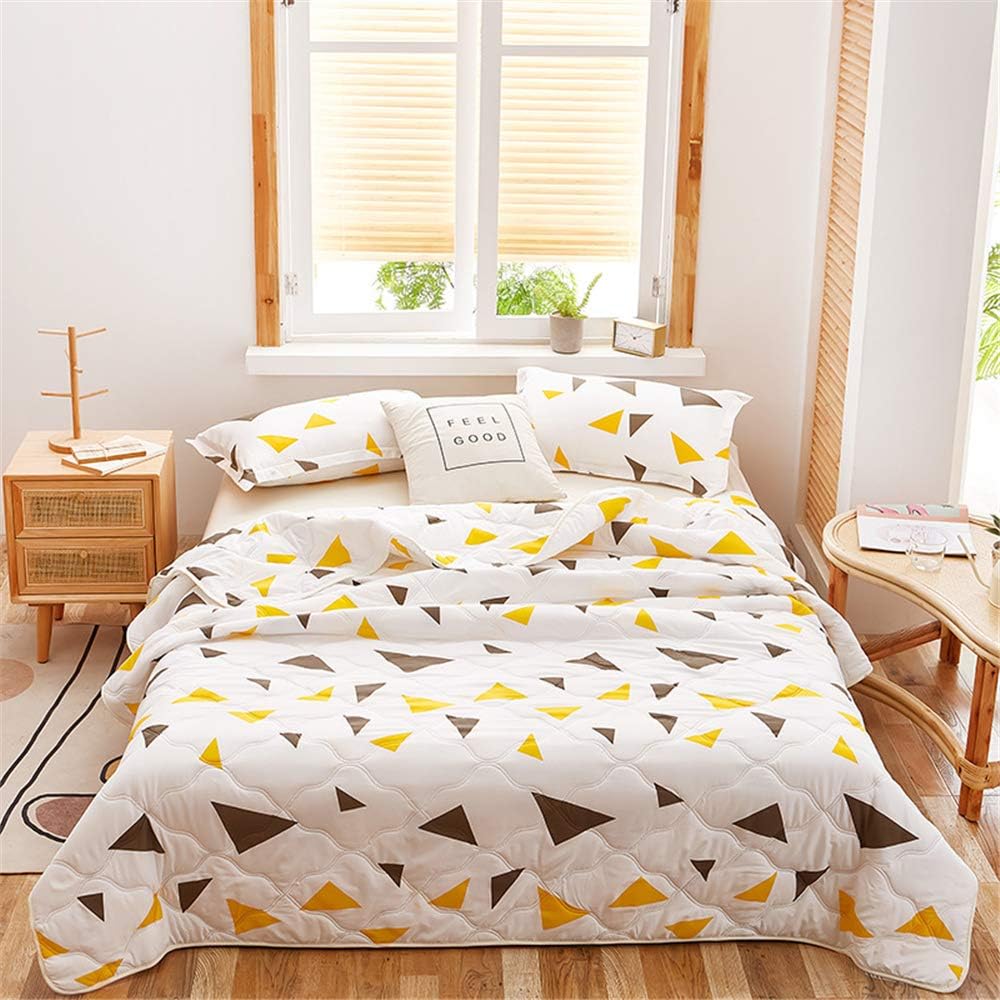 Couvre-Lit Matelassé Réversible 150x200 Cm - Housse De Couette Décorative - Doux Et Chaud - Polyester