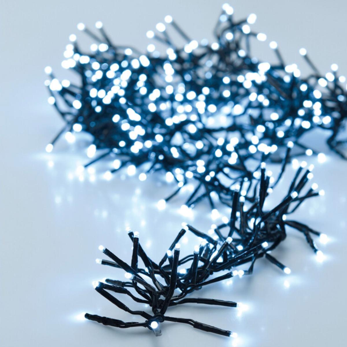 Lampki choinkowe Łańcuch Świetlny 3000 Led Timer Zimny Biały