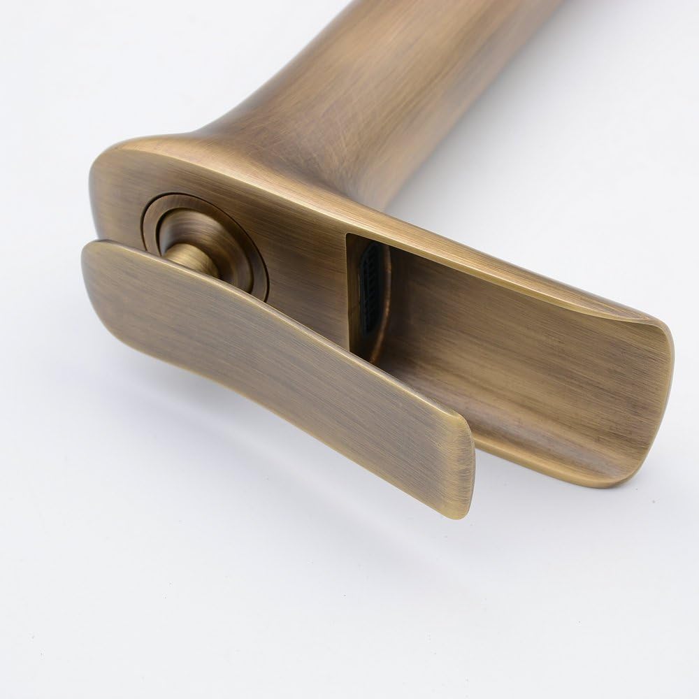 Robinet de Salle de Bains pour Les Lavabos antique laiton Haut Robinet de Lavabo Mitigeur - 7