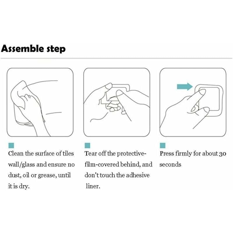 Samoprzylepny uchwyt na papier toaletowy – bez wiercenia, montowany na ścianie – uchwyt na rolkę papieru toaletowego ze stali nierdzewnej - 5