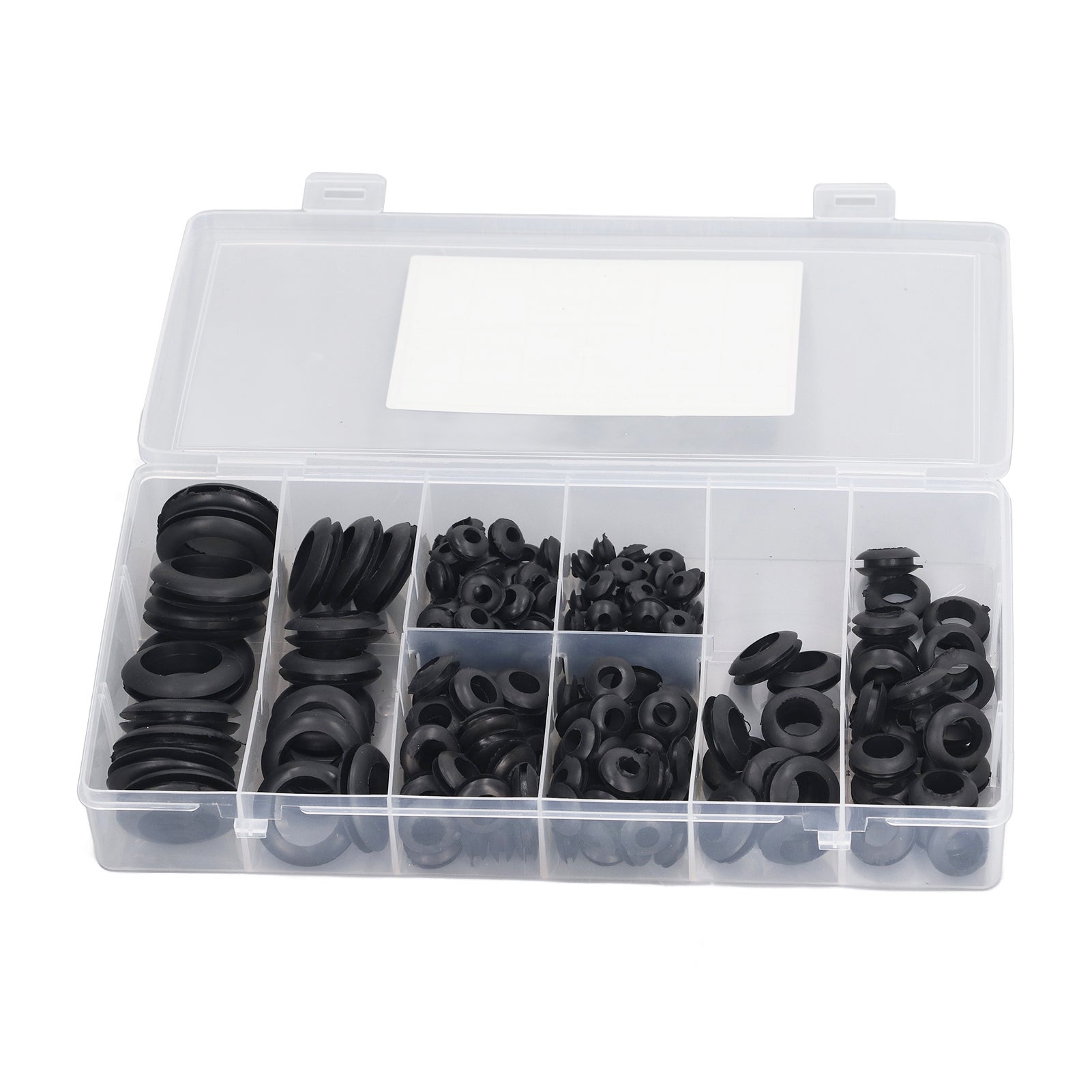 Kit 170 Pezzi Guarnizioni In Gomma (Occhielli) Per Auto - 7 Misure Diverse - Protezione Passacavo Firewall