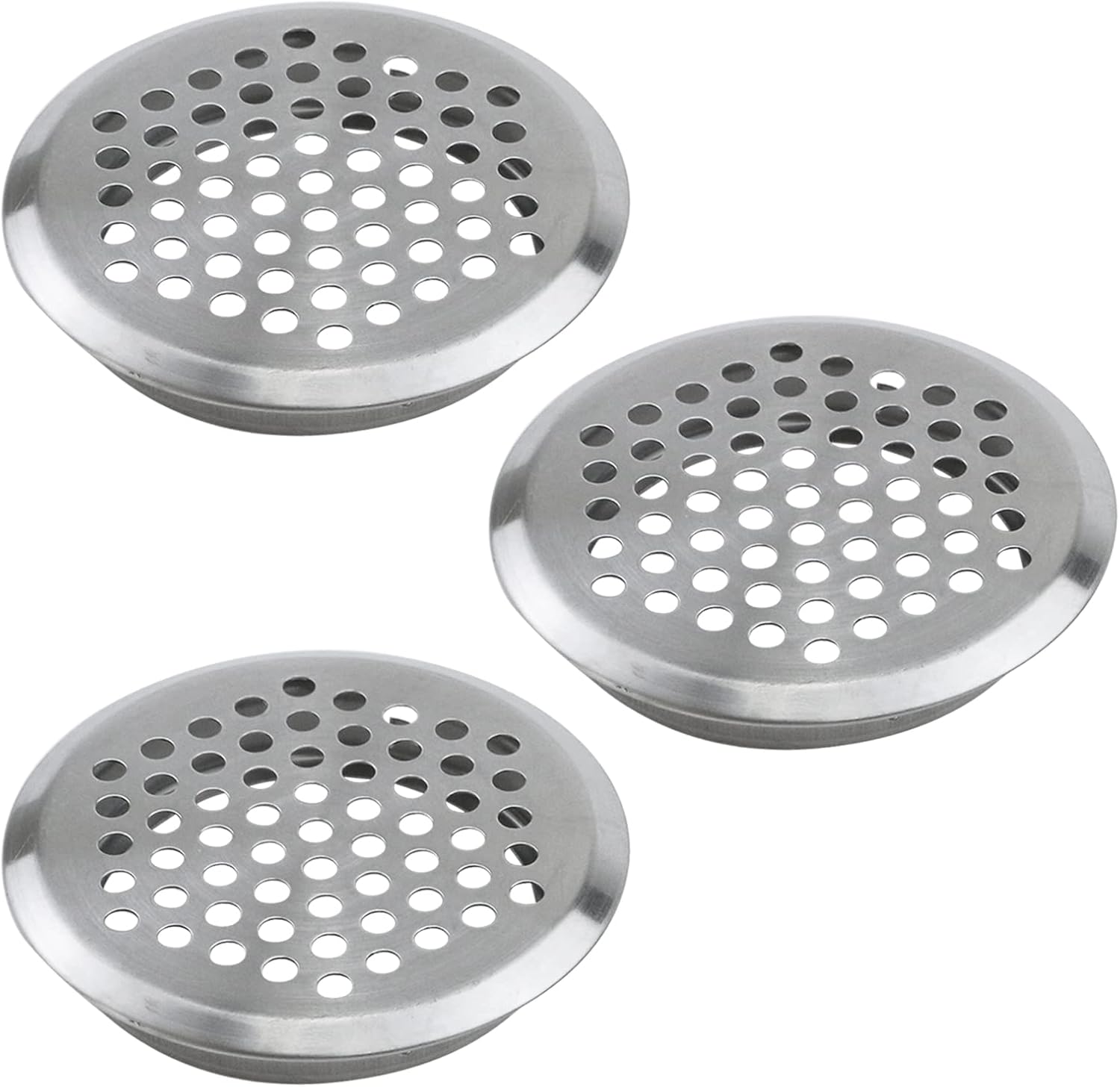 FUNSUEI Lot De 4 Grilles De Refroidissement Rondes En Acier