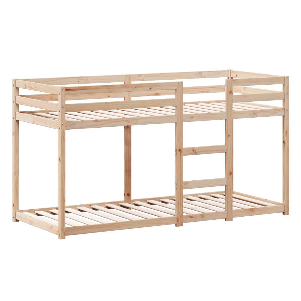 Lit superposé avec toit 90x190 cm bois massif de pin - 5