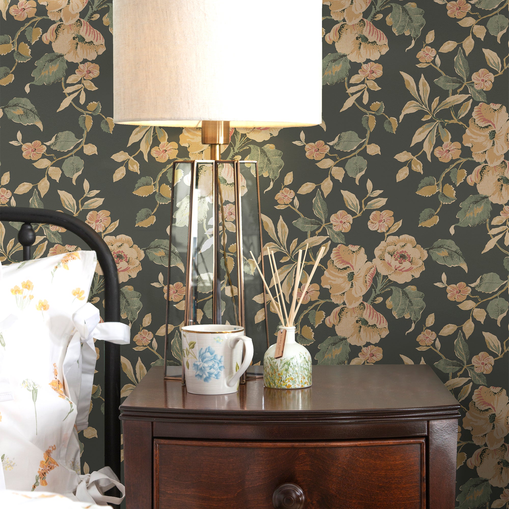 Laura Ashley Tapeta filzelinowa ALYWORTH TRAIL 10 m x 52 cm