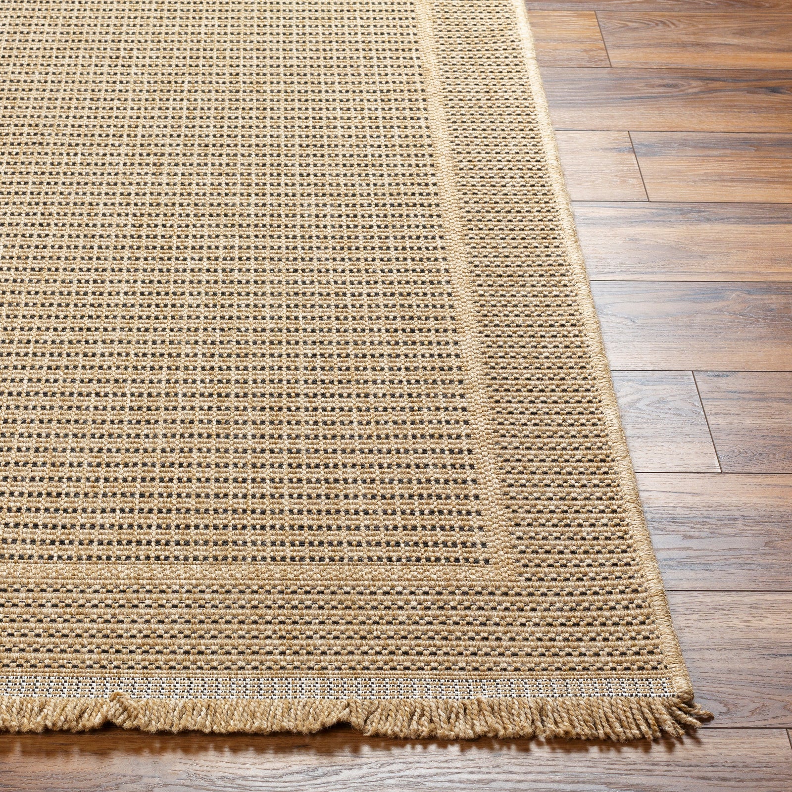 LIVABLISS Tapis d'Extérieur/Intérieur Aspect Jute Beige/Noir 160x213 cm Mindy - 5